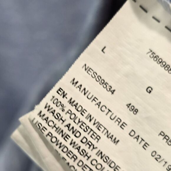 Nike Shirt Mens Large Dri Fit Light Blue Tech Short Sleeve Active UPF 40 - Picture 8 of 11